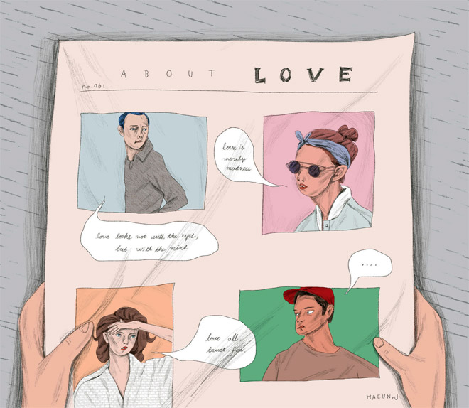 사랑의 불행은 서로 닮았지만, 사랑의 행복은 각자의 이유로 아름답다.