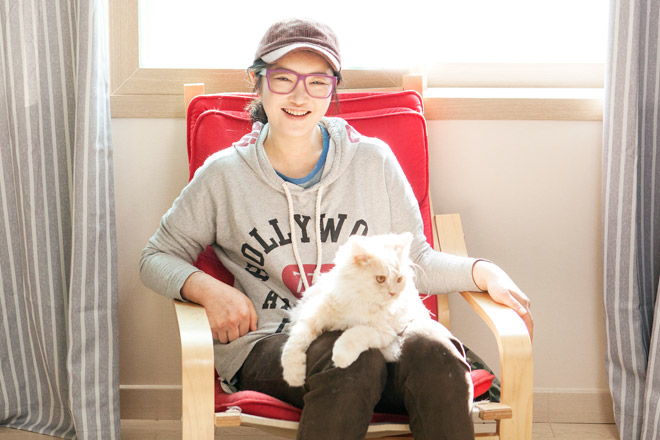 유기묘 고양이카페 '지구정복을 꿈꾸는 고양이' 주인 조아연